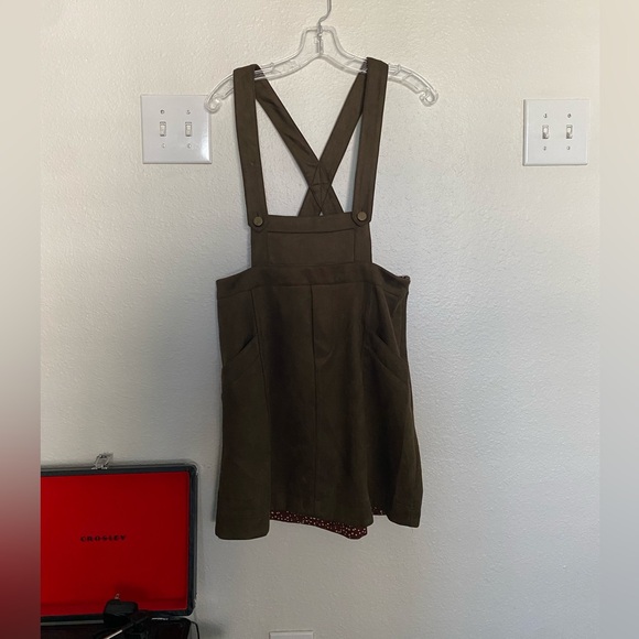 Vintage velvet pinafore dress #dresses - Picture 1 of 3